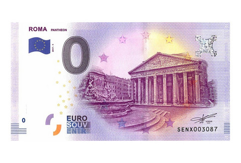Italia 0 euro 2017 Roma - Pantheon UNC