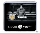 Ranska 2 € 2018 Simone Veil BU coincard
