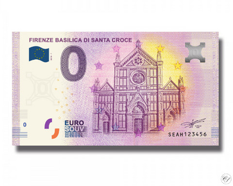 Italia 0 euro 2018 Firénze - Basilica di Santa Croce UNC