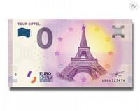 Ranska 0 euro 2018 Paris Tour Eiffel UNC