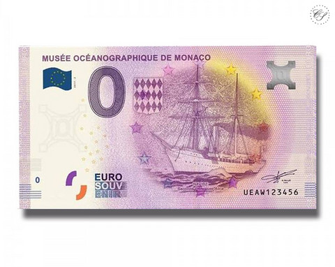 Monaco 0 euro 2018 Merimuseo II UNC (UEAW-2018-2)