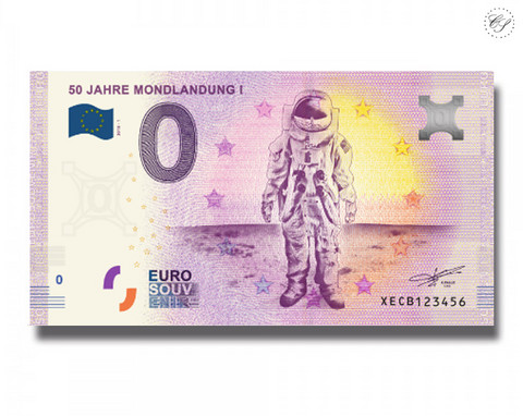 Saksa 0 euro 2018 Kuukävely 50 vuotta I UNC