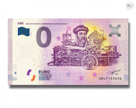 Ranska 0 euro 2018 Ami Atelier Imprimerie UNC