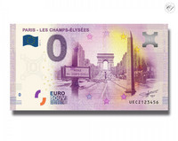 Ranska 0 euro 2018 Paris Champs Élysée UNC