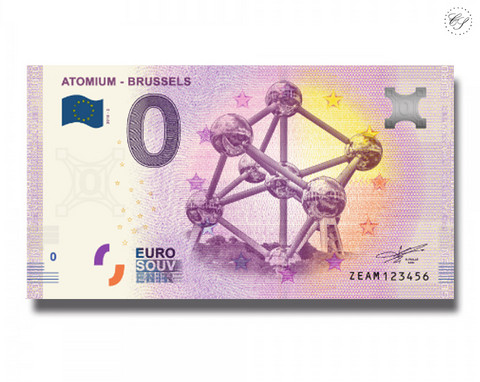 Belgia 0 euro 2018 Atomium - Brysseli I UNC