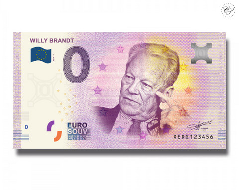 Saksa 0 euro 2018 Willy Brandt UNC