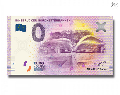 Itävalta 0 euro 2018 Innsbrucker Nordkettenbahnen UNC
