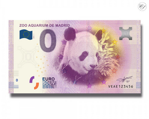 Espanja 0 euro 2018 Zoo Aquarium de Madrid - Panda UNC
