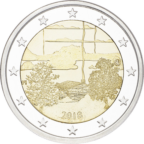 Suomi 2 € 2018 Suomalainen saunakulttuuri 