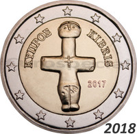 Kypros 2 € 2018 Pomosin idoli UNC