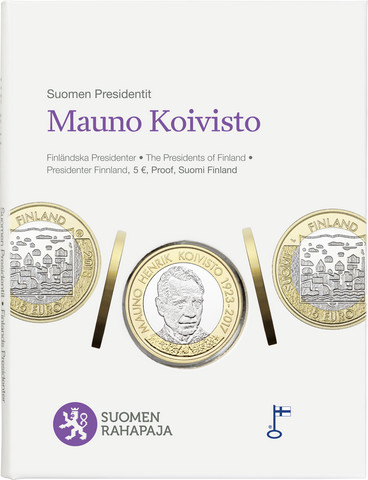 Suomi 5 € 2018 Suomen Presidentit - Mauno Koivisto, Proof