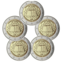 Saksa 2 € 2007 Rooman Sopimus A-J