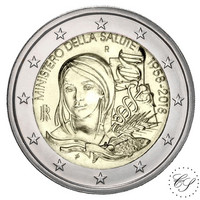 Italia 2 € 2018 Terveysministeriö 60 vuotta