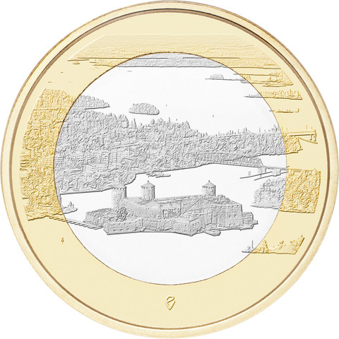 Suomi 5 € 2018 Olavinlinna & Pihlajavesi, Suomalaiset kansallismaisemat