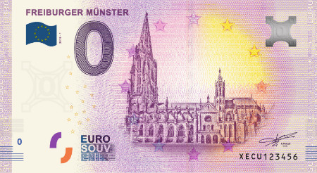 Saksa 0 euro 2018 Freiburger Minster- katedraali
