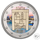 Malta 2 € 2018 Cultural Heritage väritetty