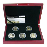 Luxemburg 2 € 2016 - 2018 Proof rahasarja