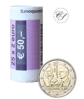 Luxemburg 2 € 2018 Guillaume I, rulla