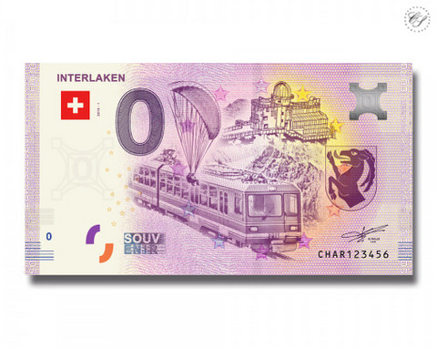 Sveitsi 0 euro 2018 Interlaken UNC