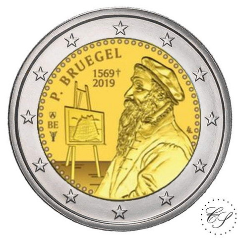Belgia 2 € 2019 Pieter Brugel BU