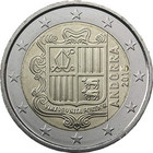 Andorra 2 € 2018 Vaakuna UNC