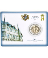 Luxemburg 2 € 2019 Charlotte 100 v. BU coincard