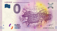 Ranska 0 euro 2019 Lascaux II Härkäseteli