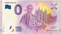 Saksa 0 euro 2019 Vatikaanin paavit 1922-2013, 6 seteliä