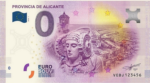 Espanja 0 euro 2018 Alicanten provinssi UNC