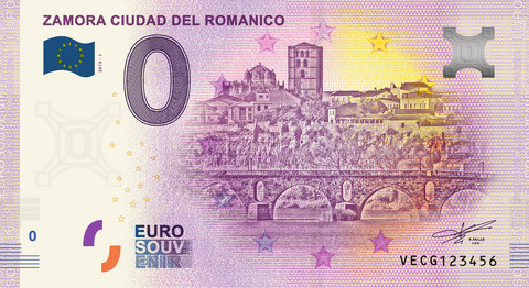 Espanja 0€ 2019 Zamora Ciudad del Romanico UNC