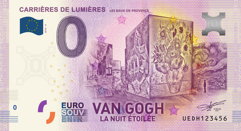 Ranska 0 euro 2019 van Gogh & Carrieres Lumieres UNC