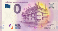 Ranska 0 euro 2019 Chateau D'Azay-le-Rideau UNC