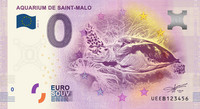 Ranska 0 euro 2019 Kilpikonnaseteli Aquarium de Saint-Malo UNC