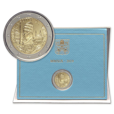 Vatikaani 2 € 2019 Vatikaanivaltio 90 vuotta BU