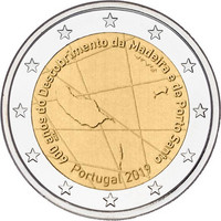 Portugali 2 € 2019 Madeira 600 vuotta