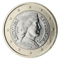 Latvia 1 € 2016 Milda BU