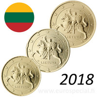 Liettua 10s, 20s & 50s 2018 BU kapseleissa
