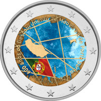 Portugali 2 € 2019 Madeira 600 v., väritetty (#2)