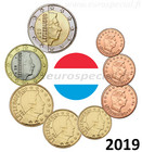 Luxemburg 1s - 2 € 2019 BU Silta-mintmark