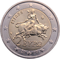 Kreikka 2 € 2013 Zeus & Europa BU
