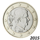 Belgia 1 € 2015 Kuningas Philippe BU kapselissa