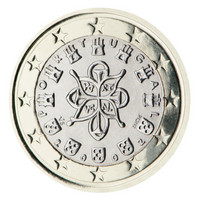 Portugali 1 € 2017 Kuninkaallinen sinetti BU