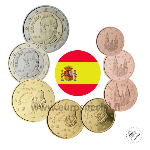 Espanja 1s - 2 € 2009 UNC