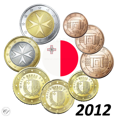 Malta 1s - 2 € 2012 BU