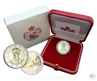 Monaco 2 € 2019 Honoré V, Proof