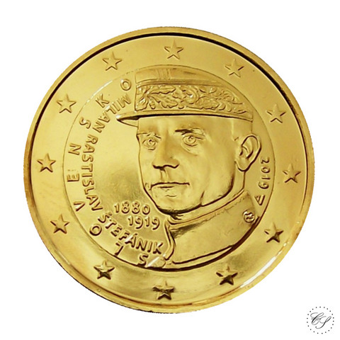 Slovakia 2 € 2019 Milan Rastislav Štefánik KULLATTU