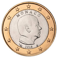 Monaco 1 € 2007 Albert II UNC
