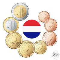 Alankomaat 1s - 2 € 2010 UNC