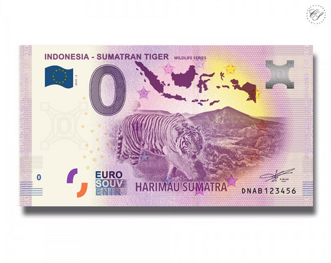 Indonesia 0 € 2019 Sumatrantiikeri - Villieläinsarja