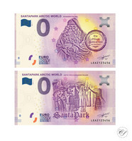 Suomi 0 € 2019 Santapark I & II Joulupukki UNC